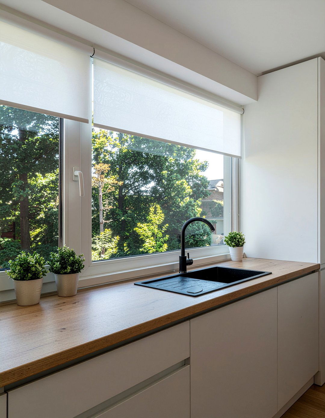 Decorative Window Film - 30 kitchen window treatment ideas