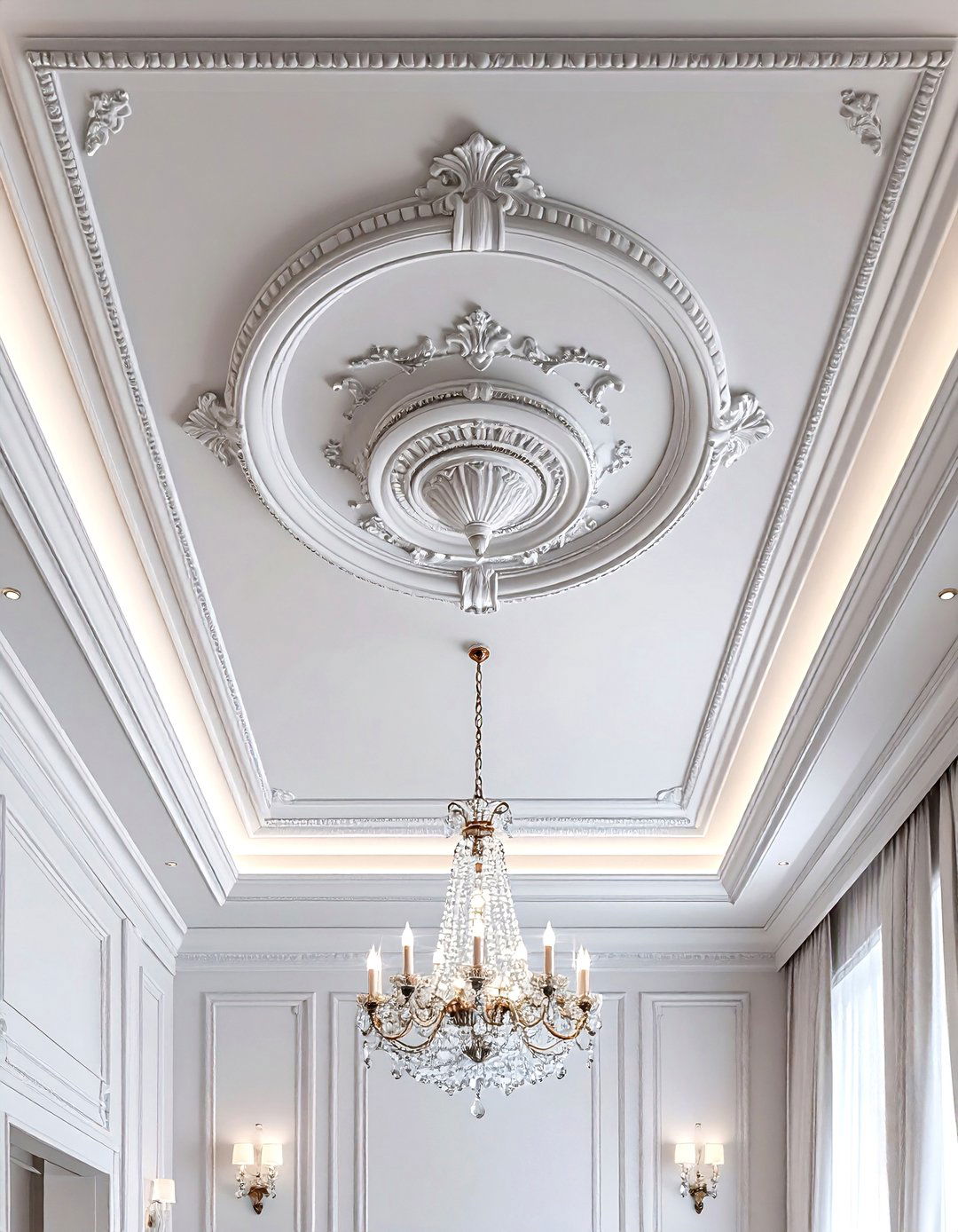 Decorative ceiling molding - 30 room refresh ideas