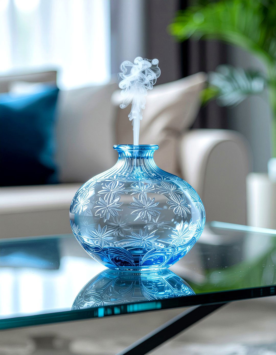 Decorative glass vase humidifier - 30 living room humidifiers