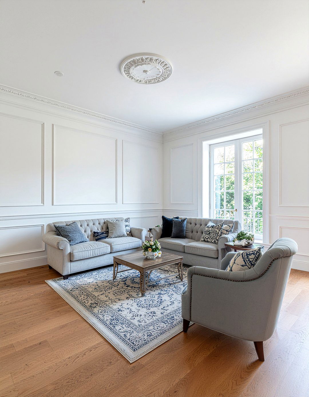 Decorative molding - 30 hotel living room ideas