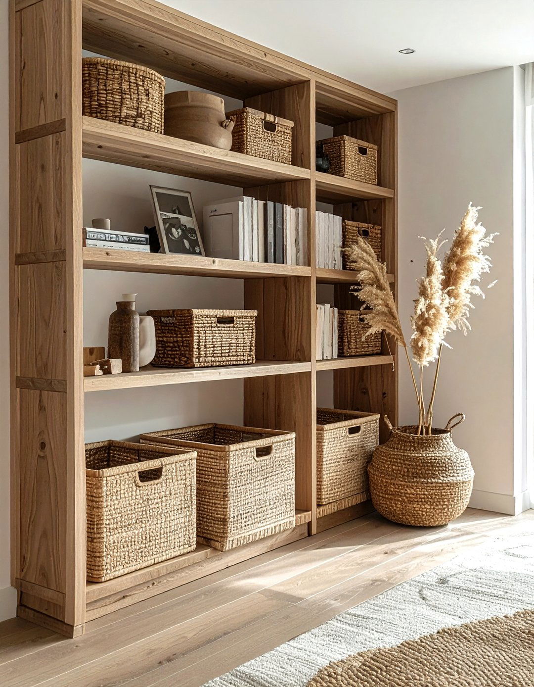 Decorative storage bins - 30 rental decor ideas