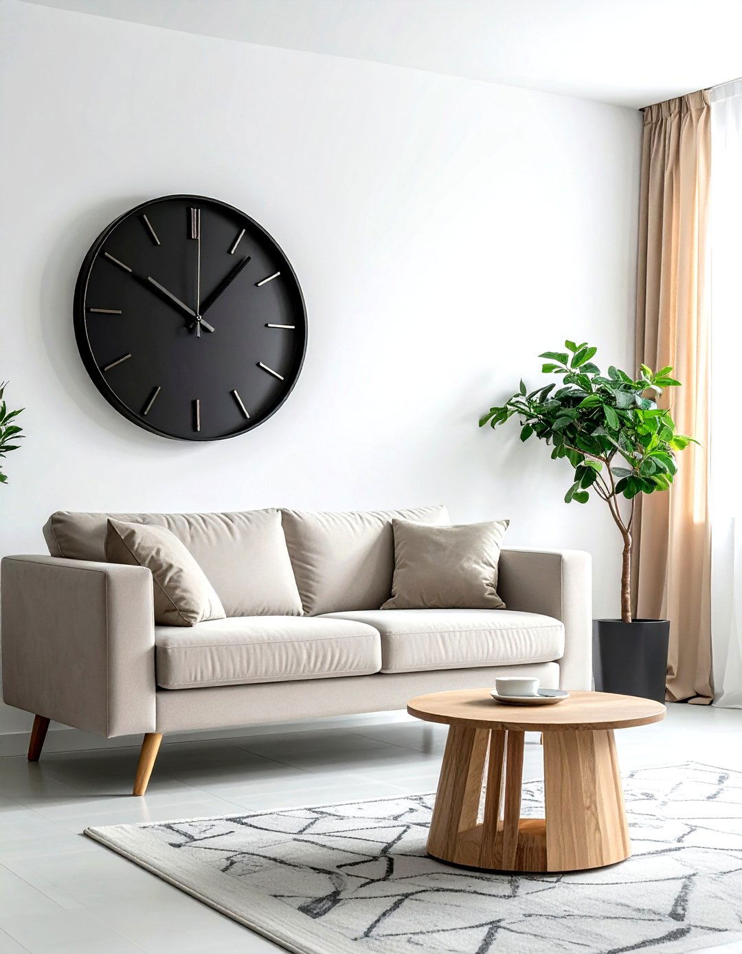 Decorative wall clock - 30 easy decor update ideas