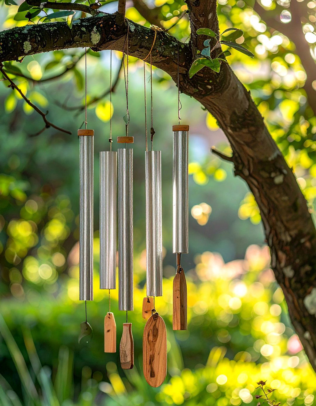 Decorative wind chimes - 30 garden decor ideas