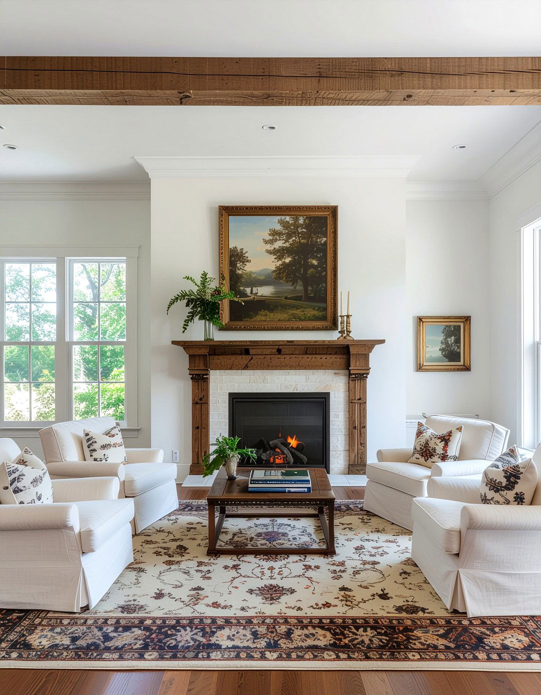 Decorative wood corbel - 30 living room bracket ideas