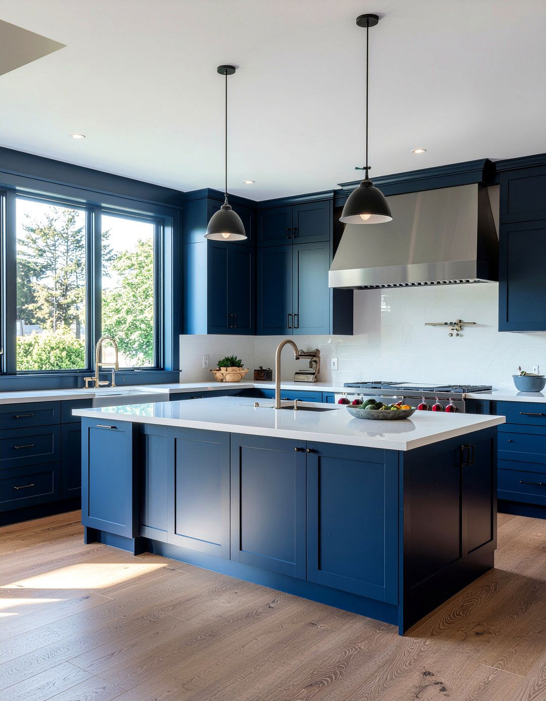 Deep Blue Kitchen - 30 blue kitchen ideas