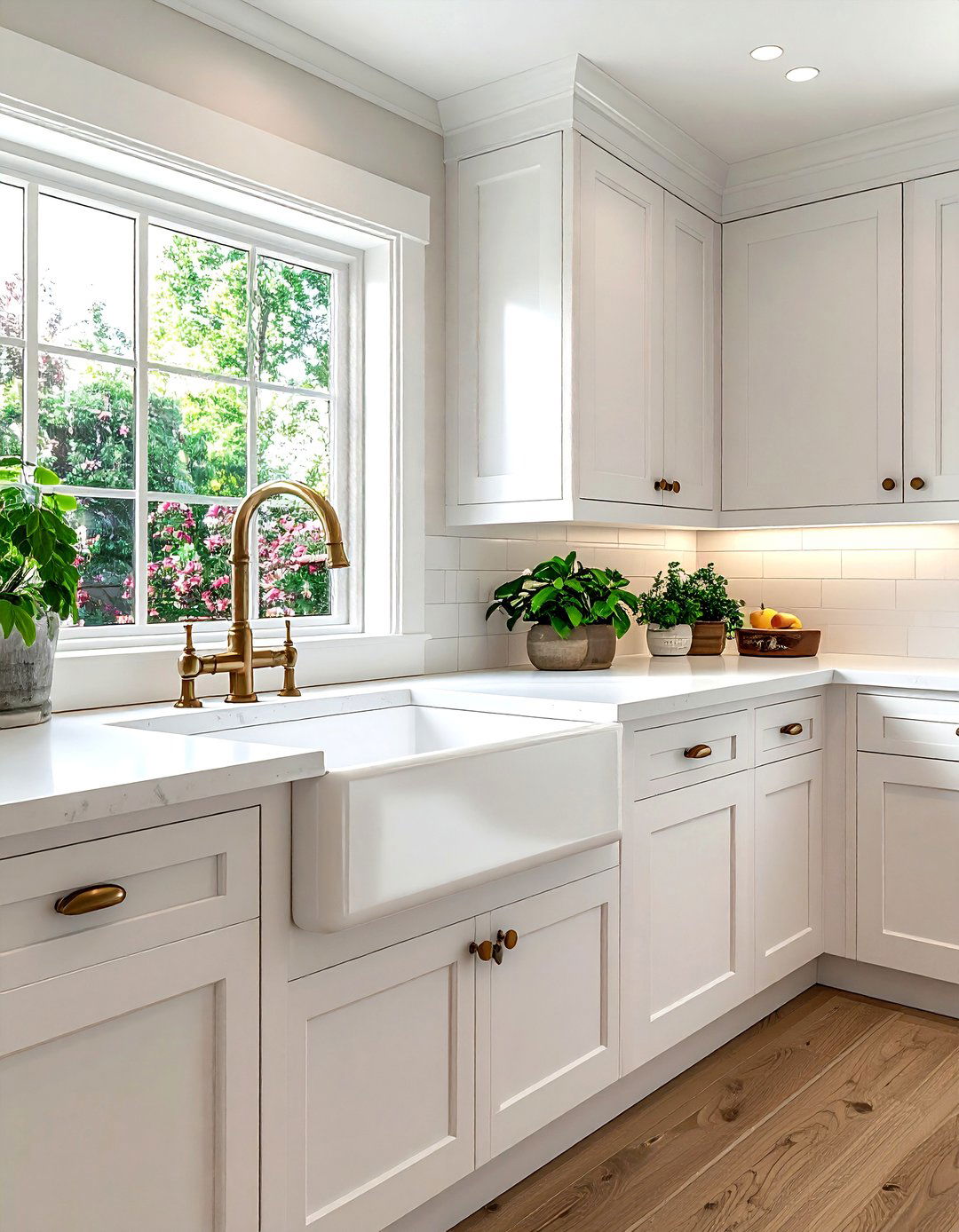 Deep Farmhouse Sink Kitchen - 30 simple kitchen ideas