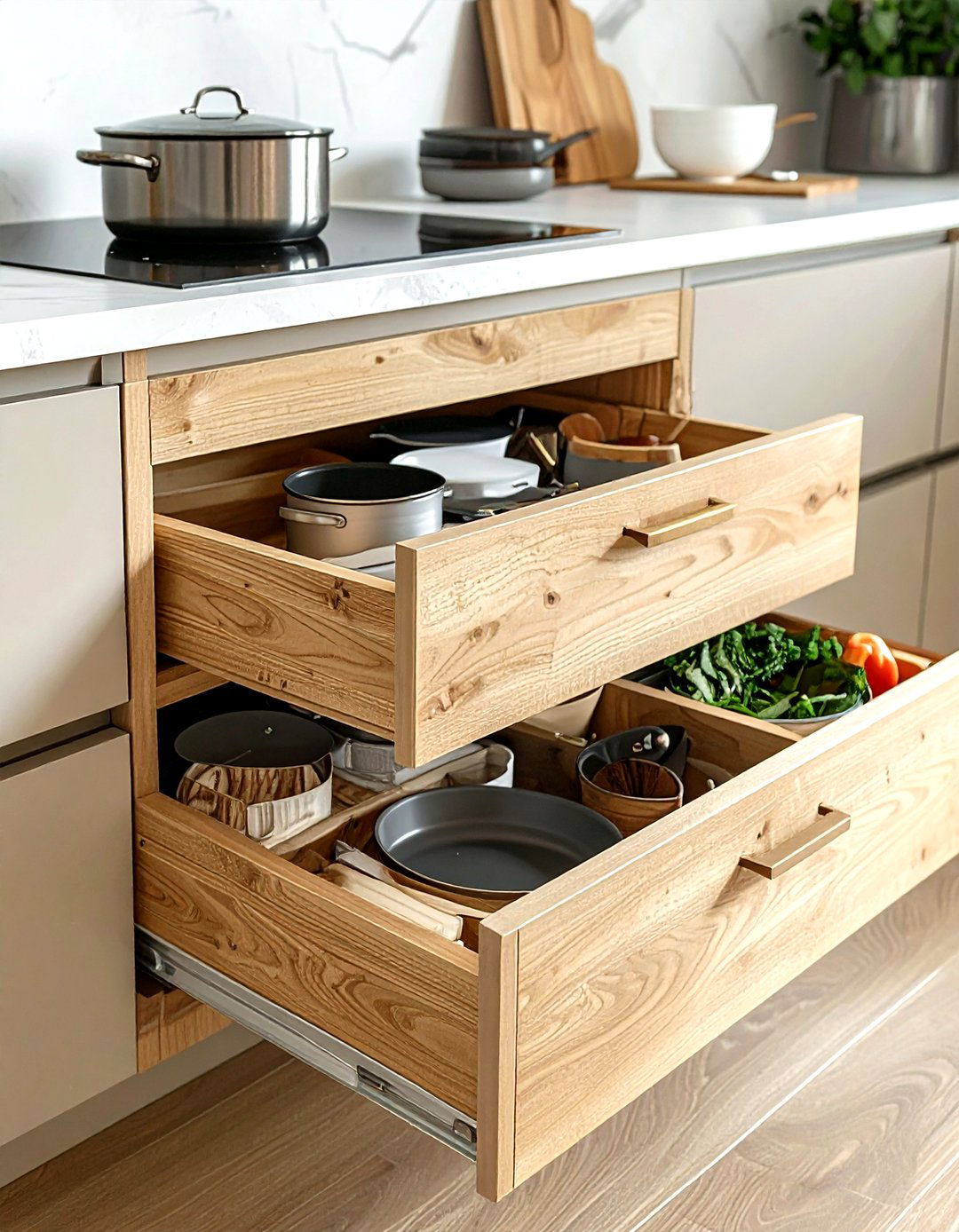 Deep Kitchen Drawers - 30 kitchen upgrade ideas