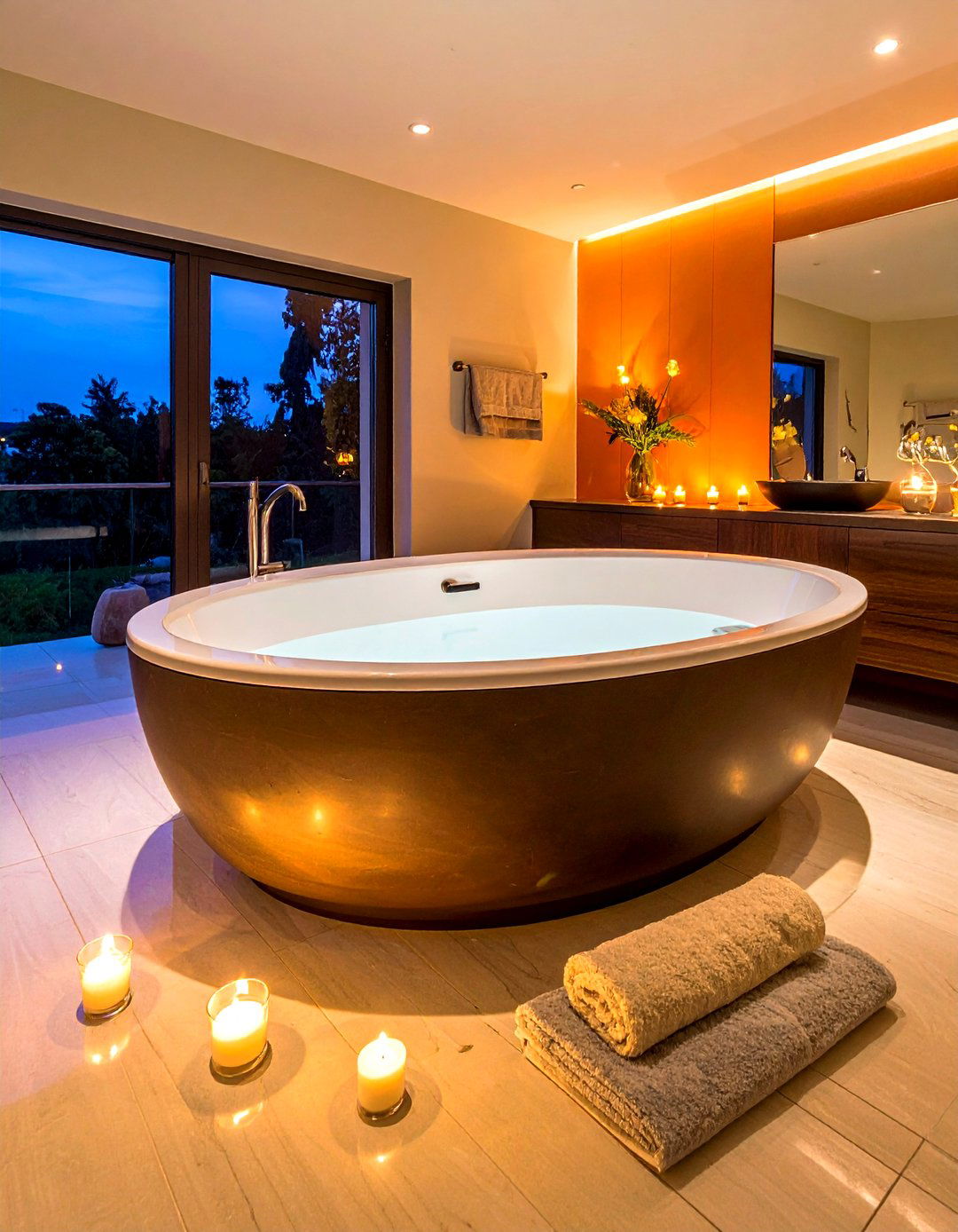 Deep Soaking Tub - 30 soaking tub ideas