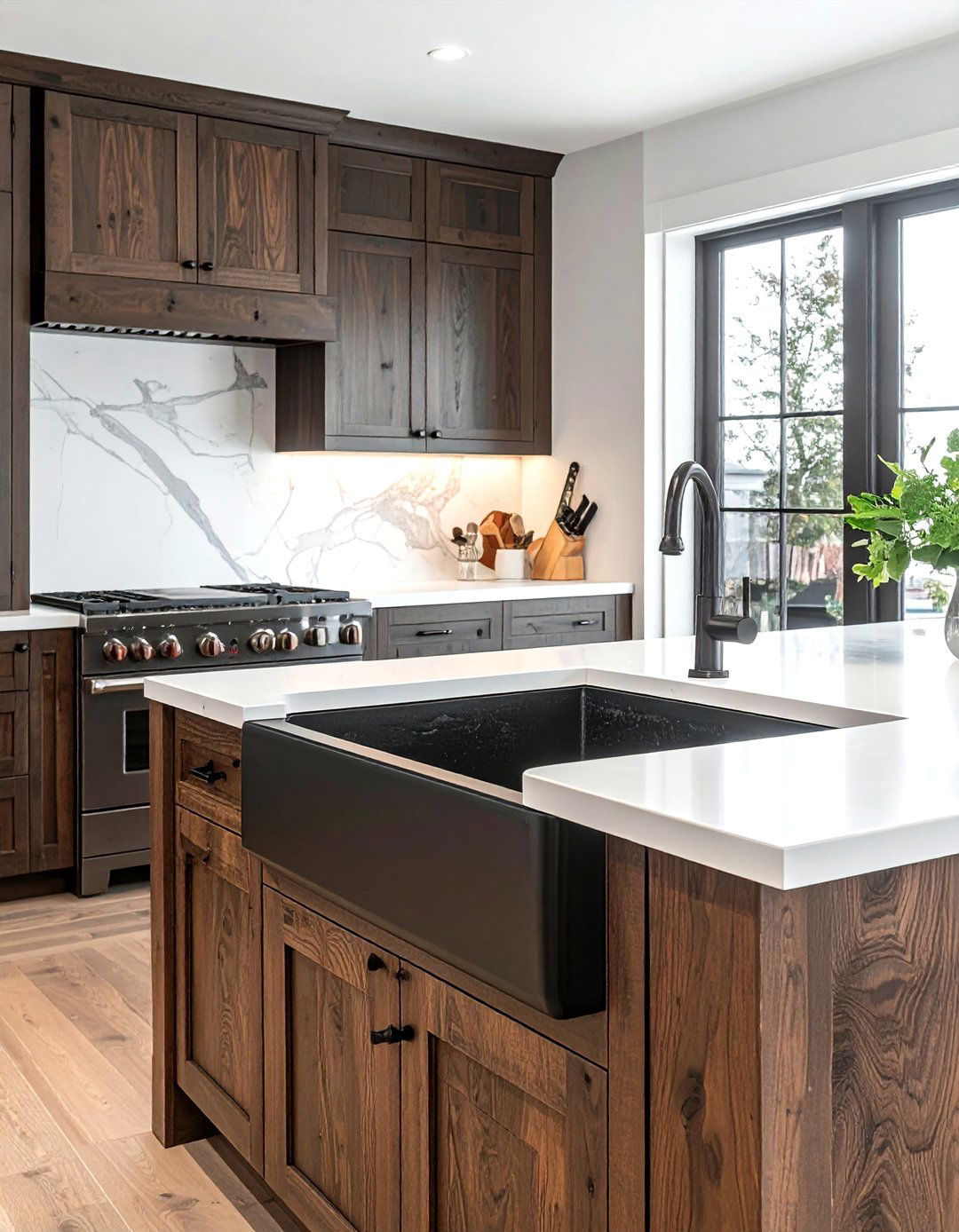 Deep cast iron sink - 30 cast iron sink kitchen ideas