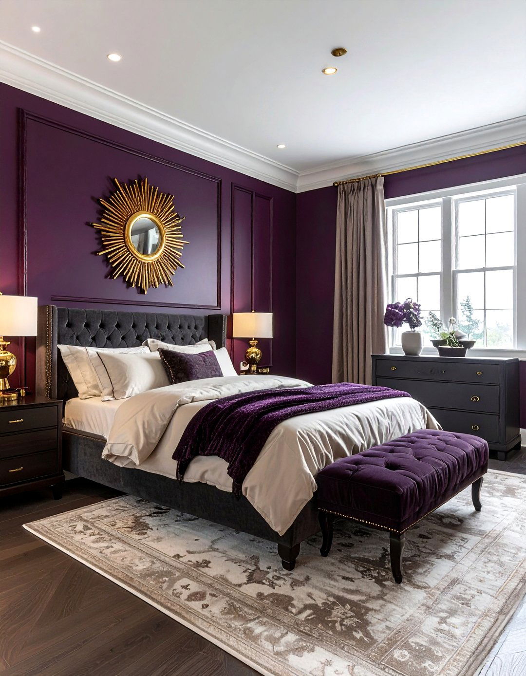 Deep plum paint - 30 paint color ideas