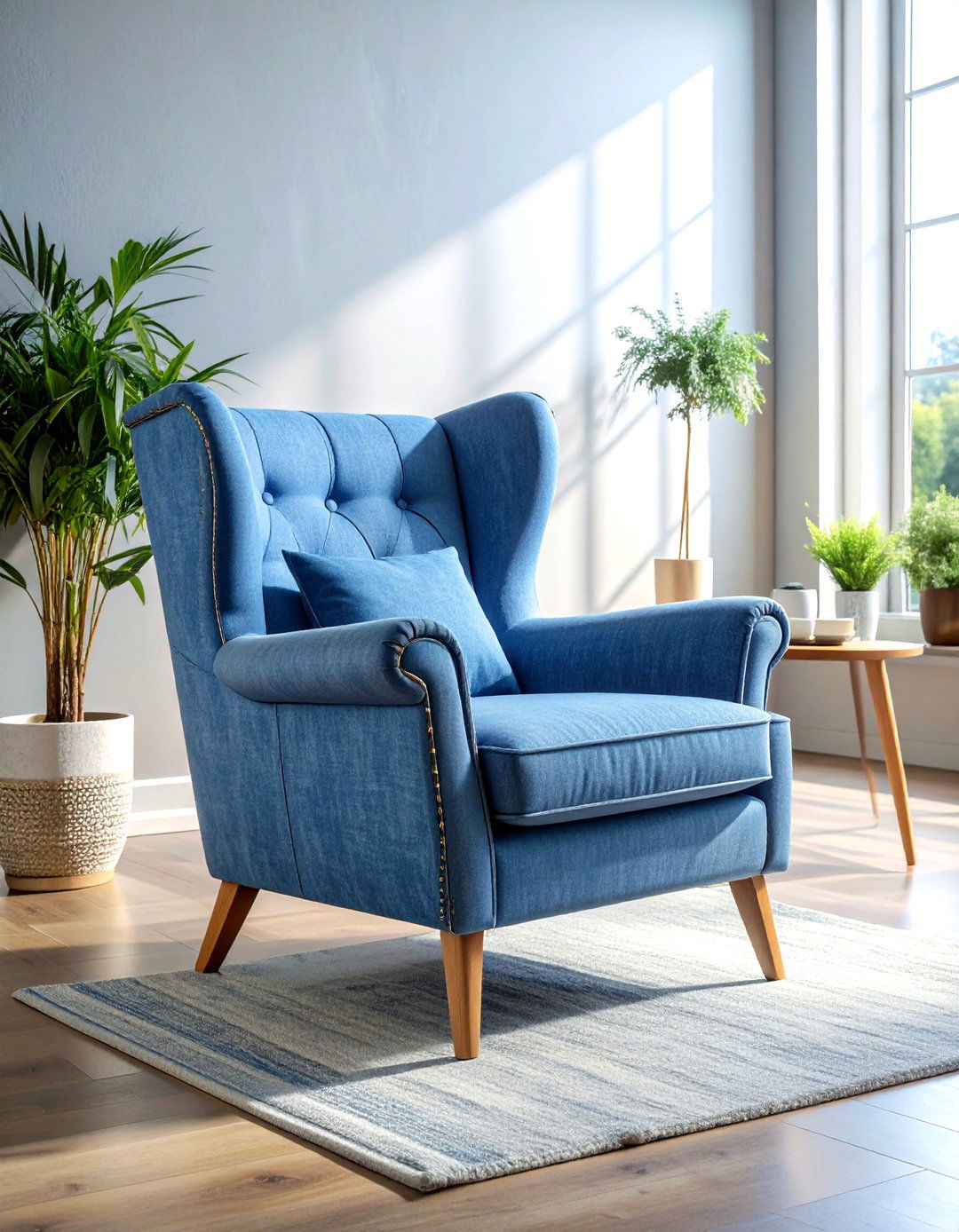 Denim Furniture Upholstery - 30 textile decor ideas
