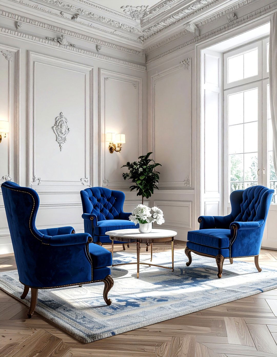 Dentil Molding - 30 living room trim ideas