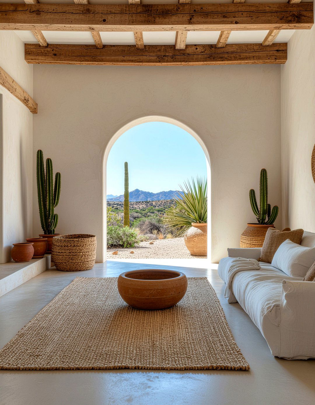 Desert Aesthetic Living Room - 30 nature themed living room ideas