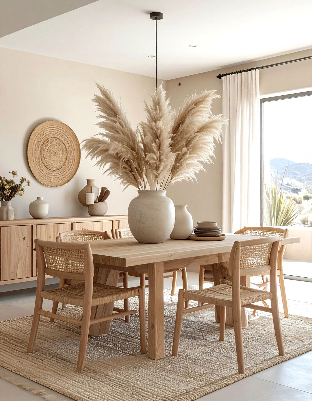 Desert Chic Dining Room - 30 Santa Fe dining room ideas