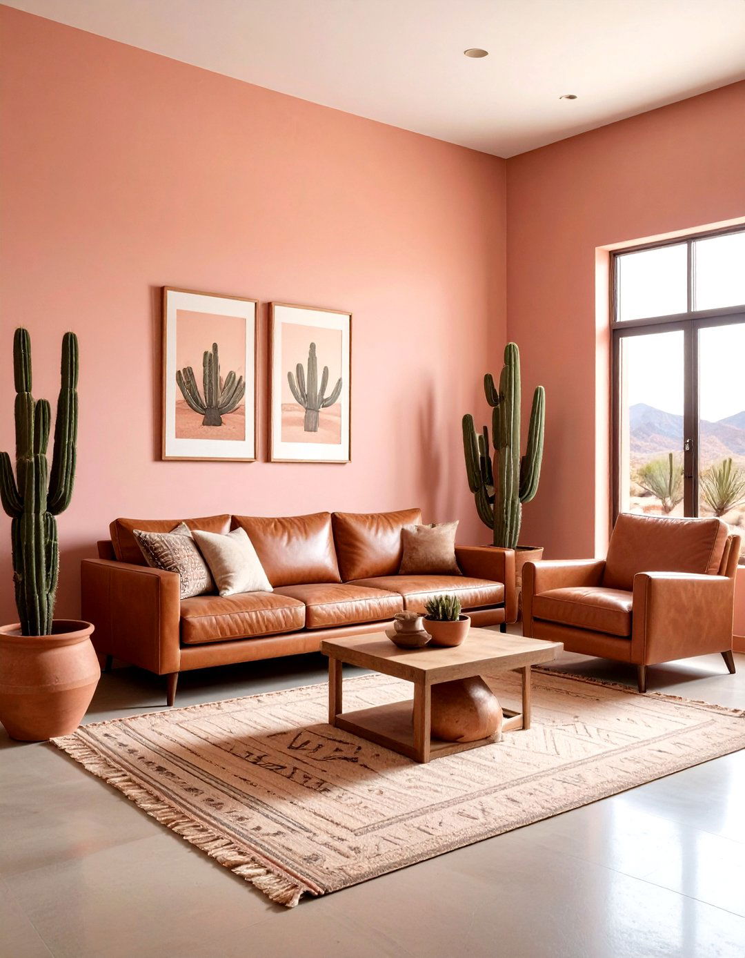 Desert Inspired Living Room - 30 natural living room ideas