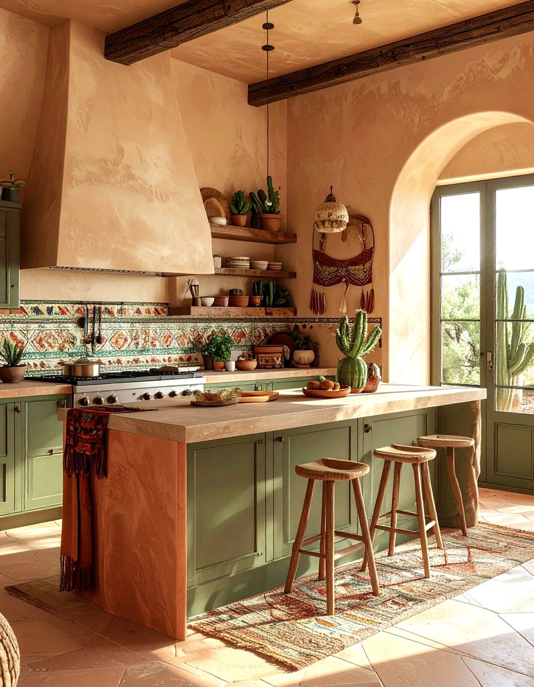 Desert boho kitchen - 30 boho kitchen ideas