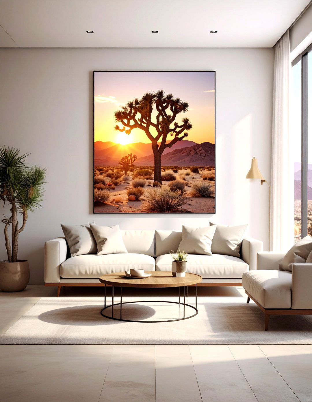 Desert landscape art - 30 desert modern decor ideas