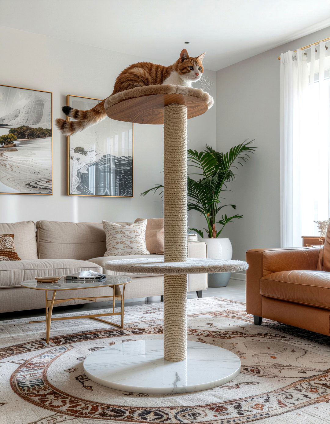 Designer Cat Tree - 30 cat tree living room ideas