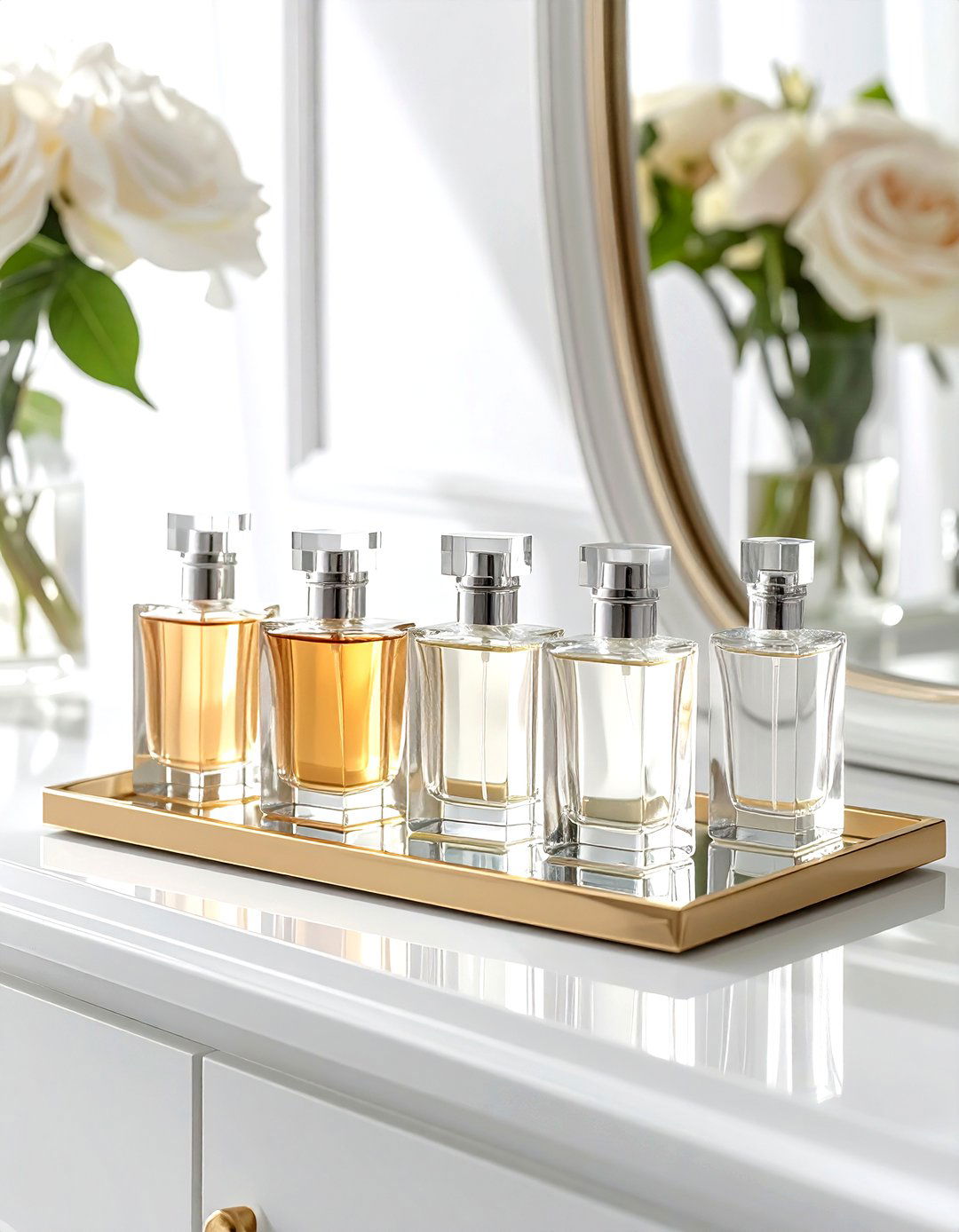 Designer Perfume Bottle - 30 dresser top styling ideas