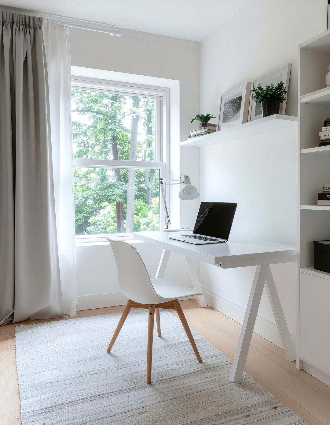 Desk for small space - 30 first apartment decor ideas