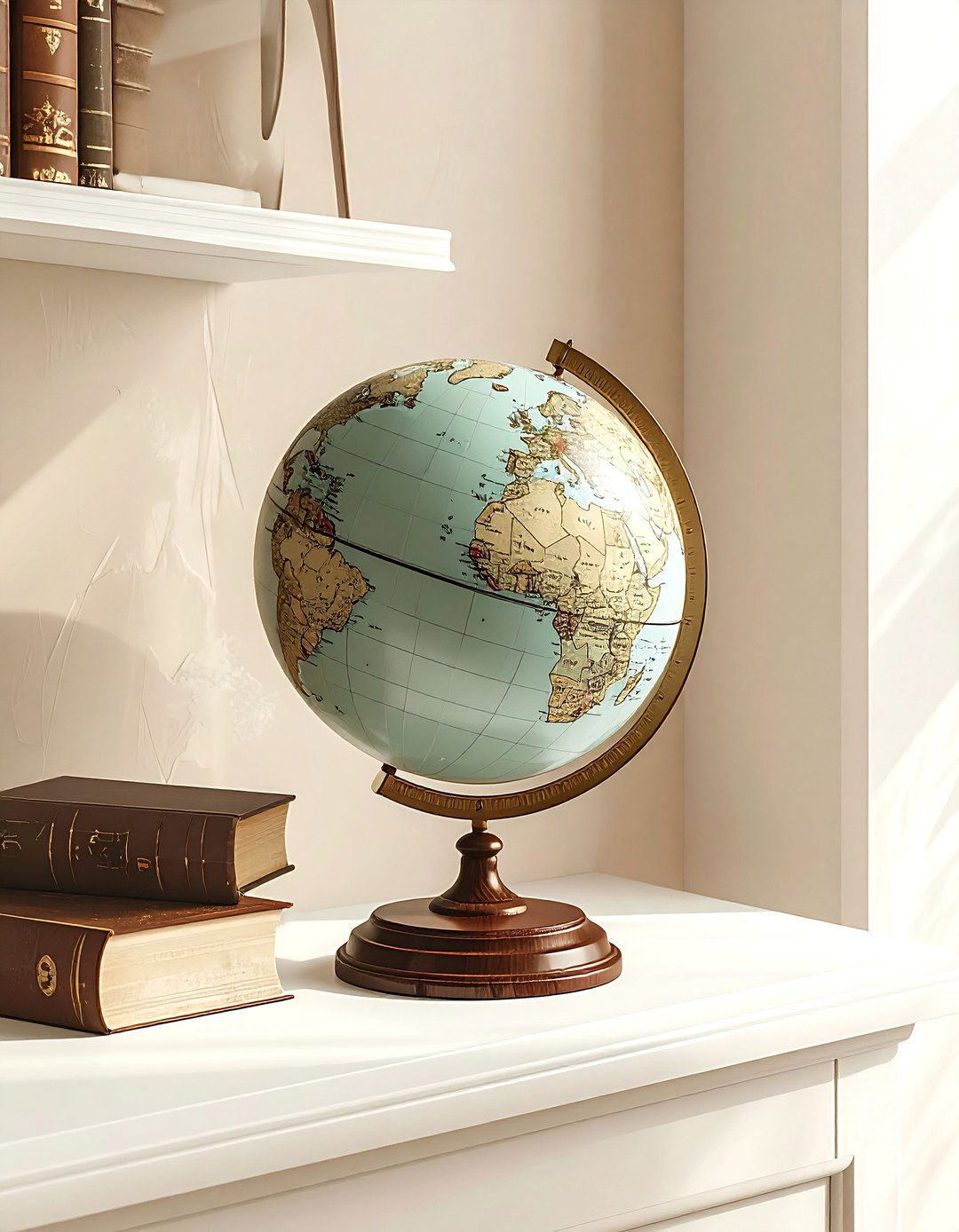 Desktop globe - 30 light academia decor ideas