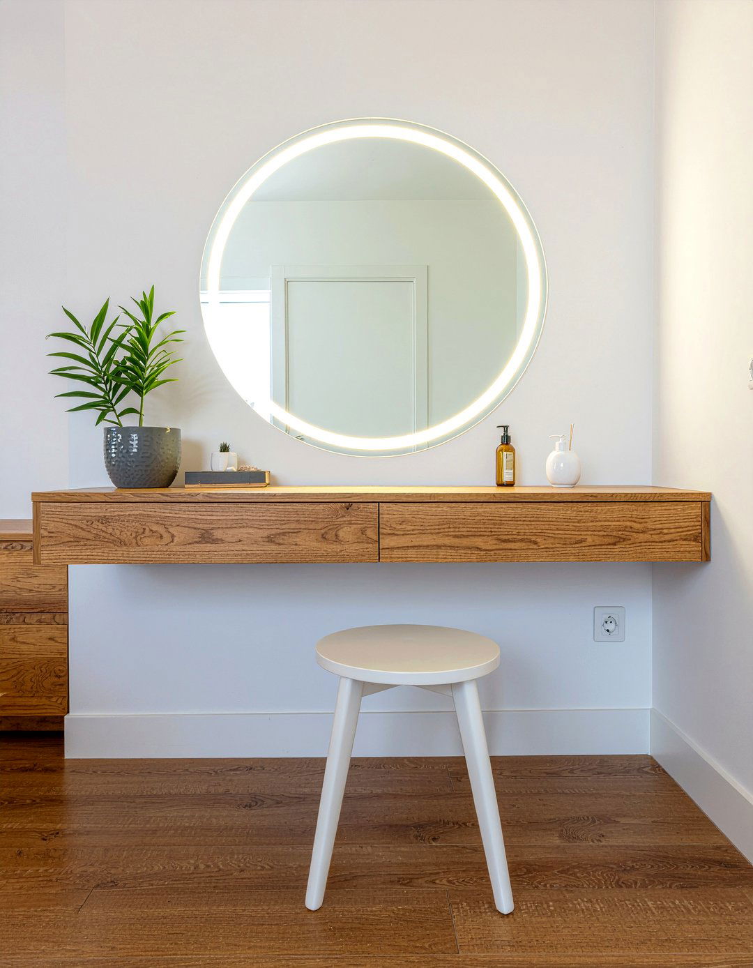 Dimmable LED Mirror - 30 bedroom vanity lights