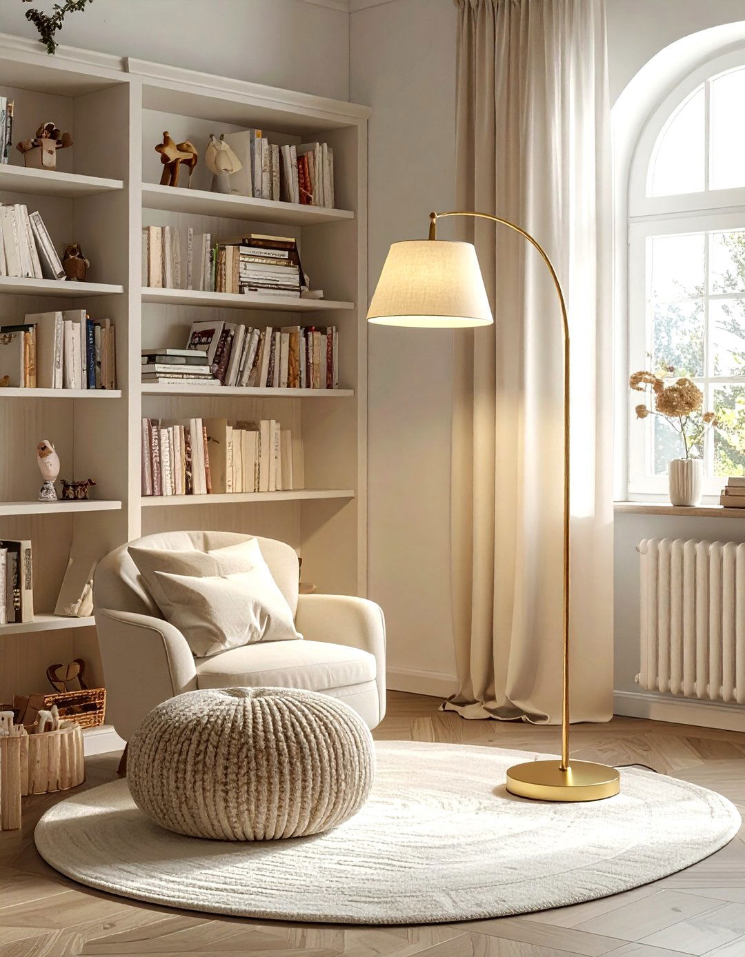 Dimmable nursery floor lamp - 30 nursery lighting ideas