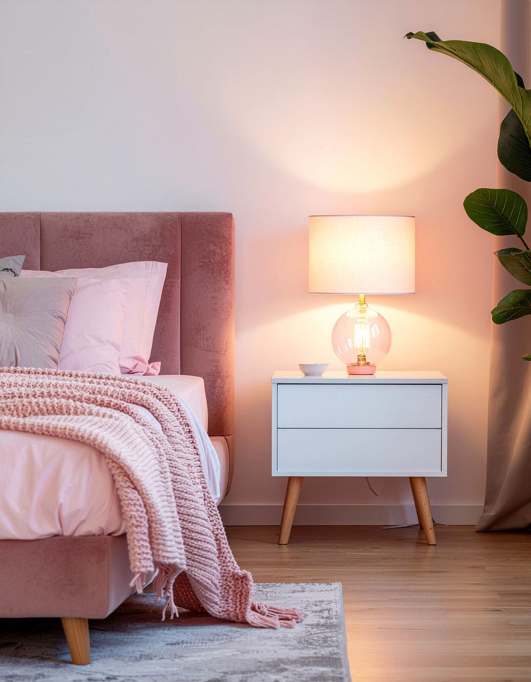 Dimmable smart bulb - 30 better sleep bedroom ideas