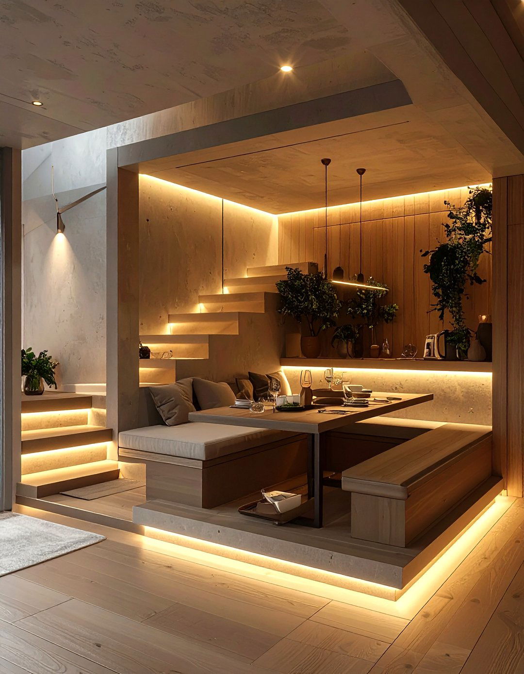 Dining Area Under Stairs - 30 compact dining room ideas