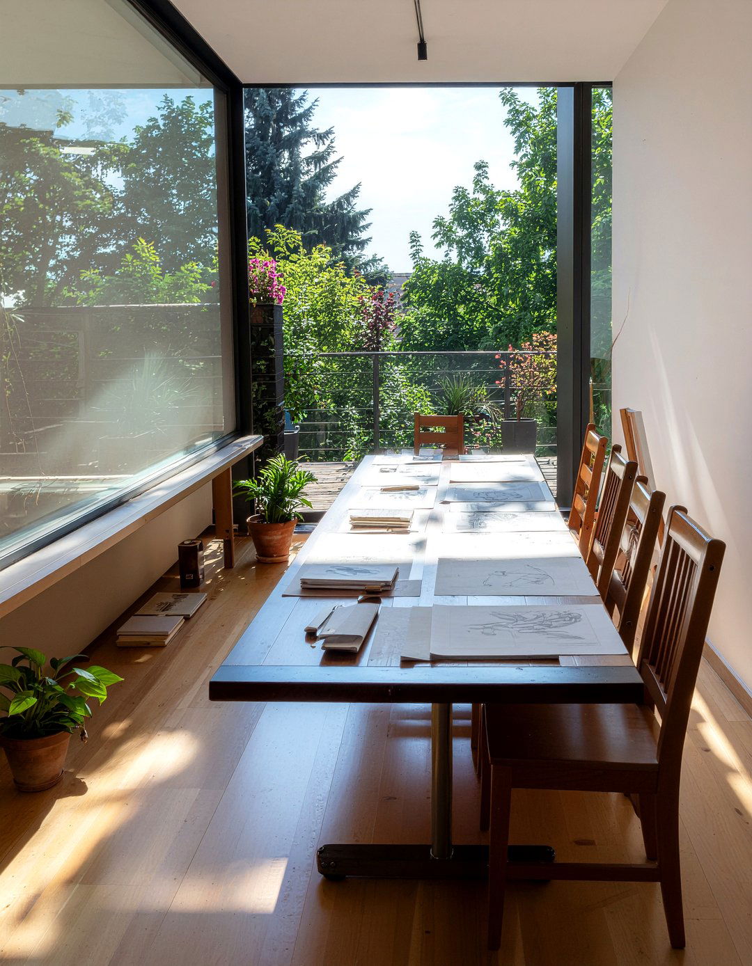 Dining Room Art Studio - 30 multi-purpose dining room ideas