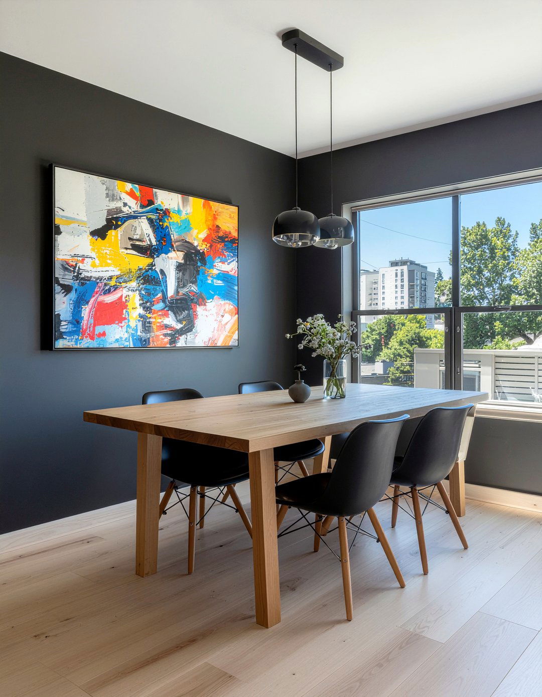 Dining Room Black Accent Wall - 30 dining room upgrade ideas