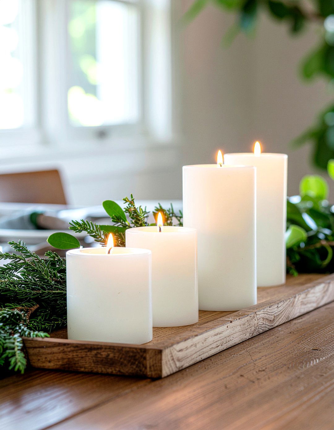 Dining Room Candle Centerpiece - 30 night dining room ideas