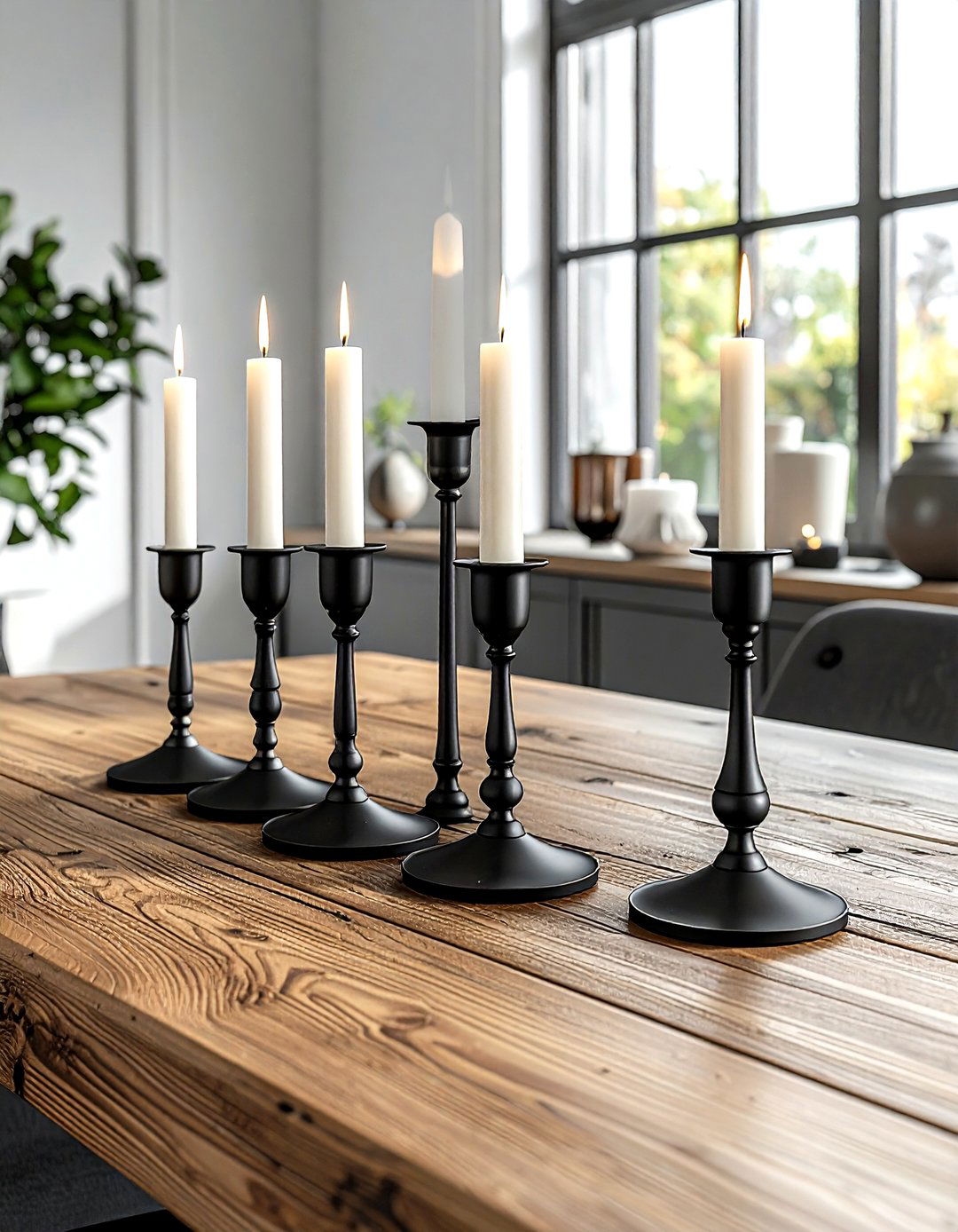 Dining Room Candle Holders - 30 quick dining room update ideas