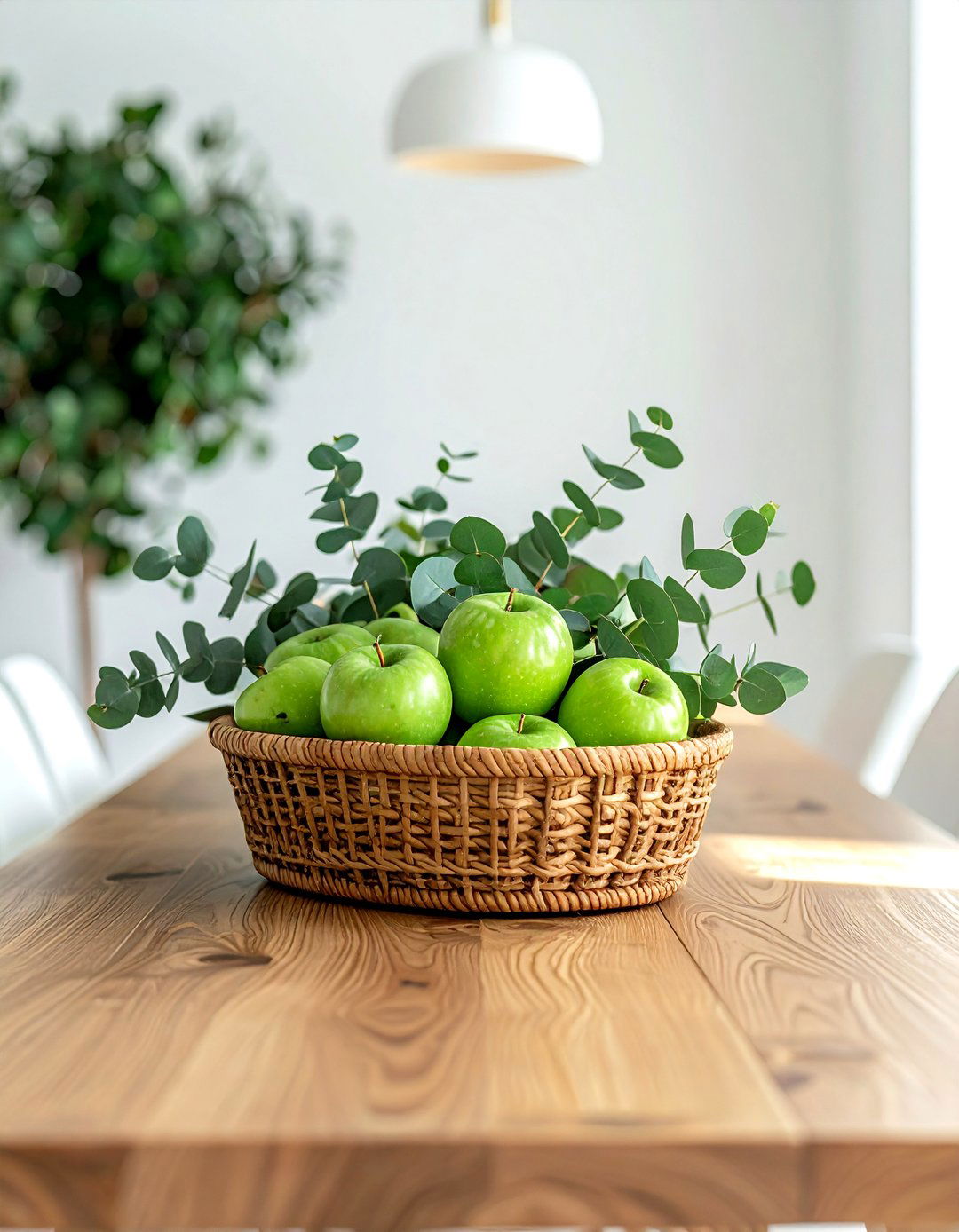 Dining Room Centerpiece - 30 rattan basket ideas