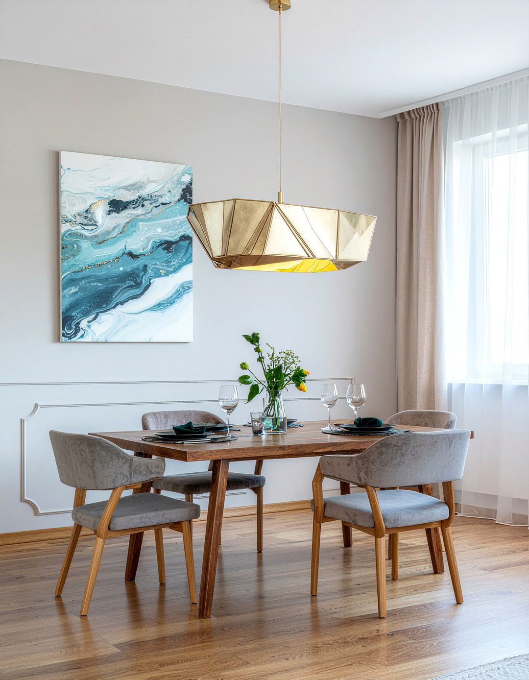 Dining Room Chandelier - 30 inspiring dining room ideas