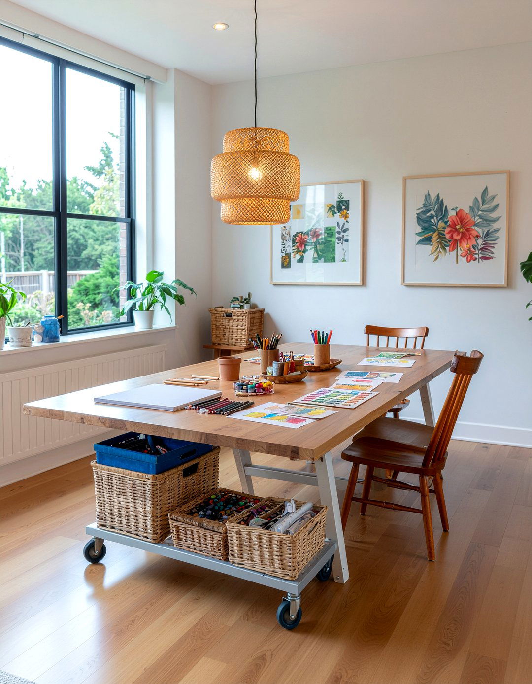 Dining Room Craft Room - 30 dual-purpose dining room ideas