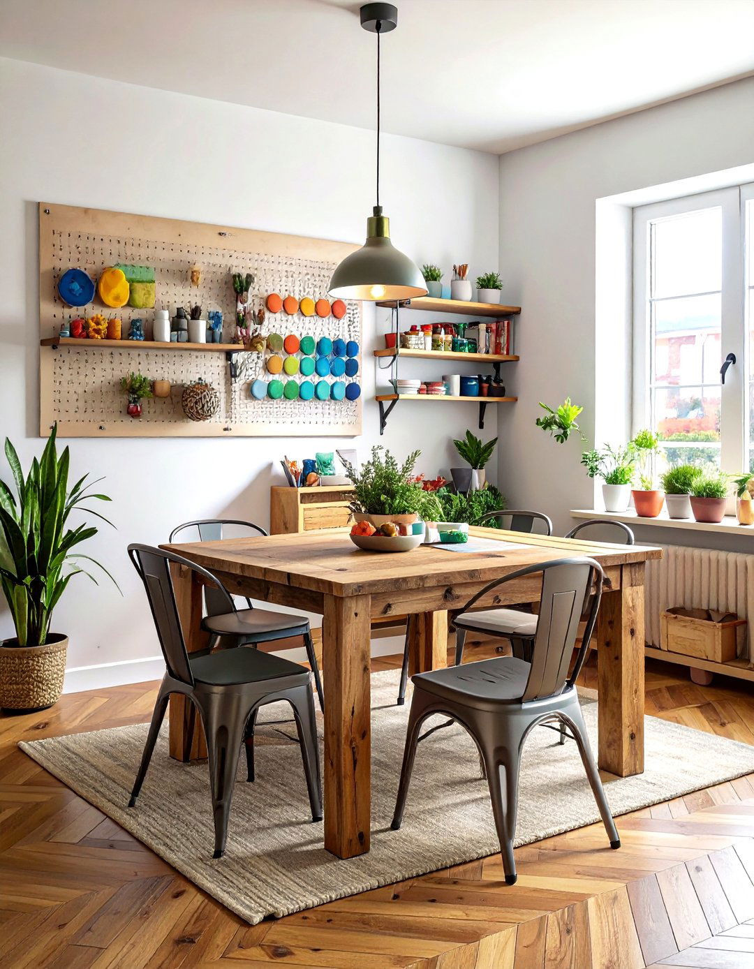 Dining Room Craft Space - 30 multi-use dining room ideas