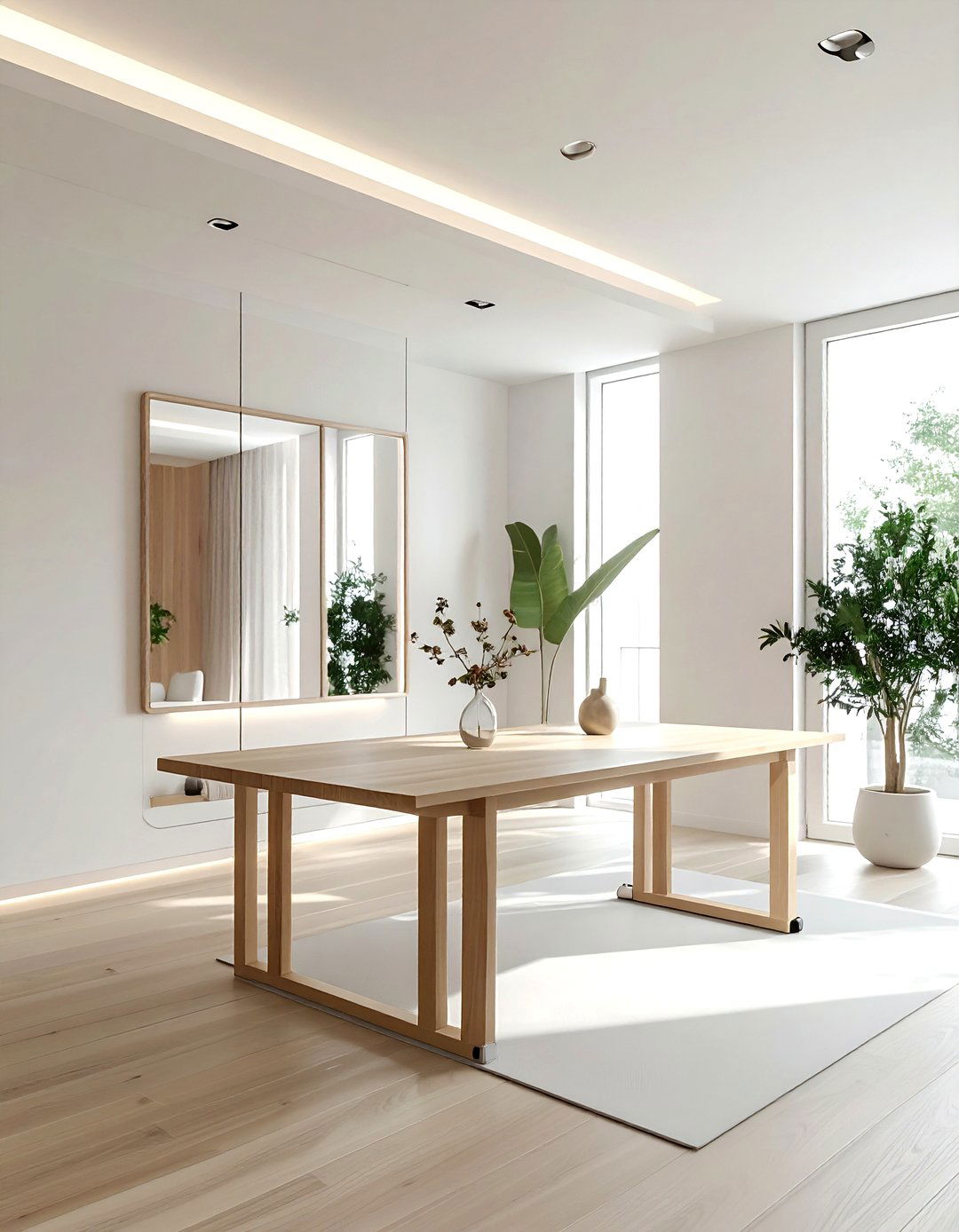 Dining Room Exercise Area - 30 convertible dining room ideas