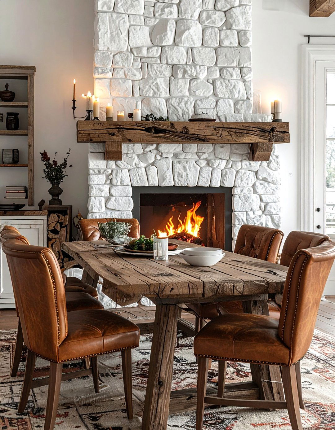 Dining Room Fireplace - 30 dining room focal point ideas