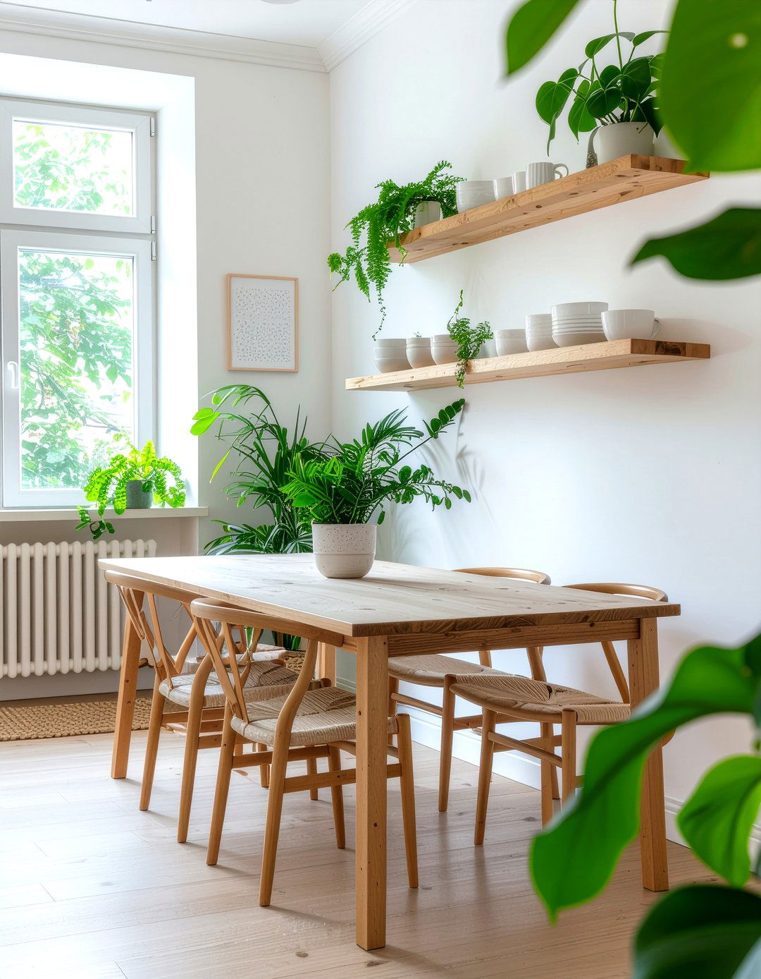Dining Room Floating Shelves - 30 dining room upgrade ideas