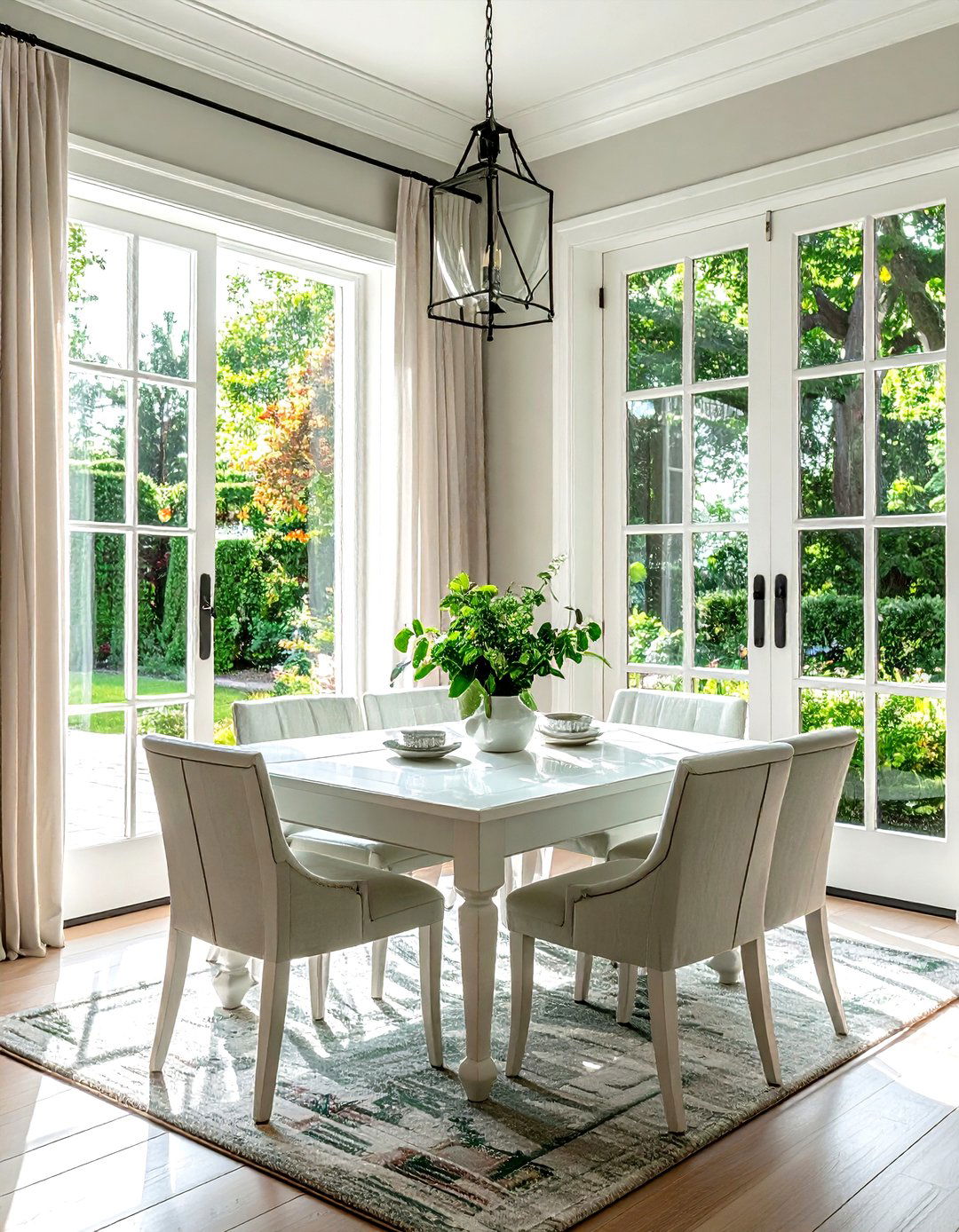 Dining Room French Doors - 30 Hamptons dining room ideas