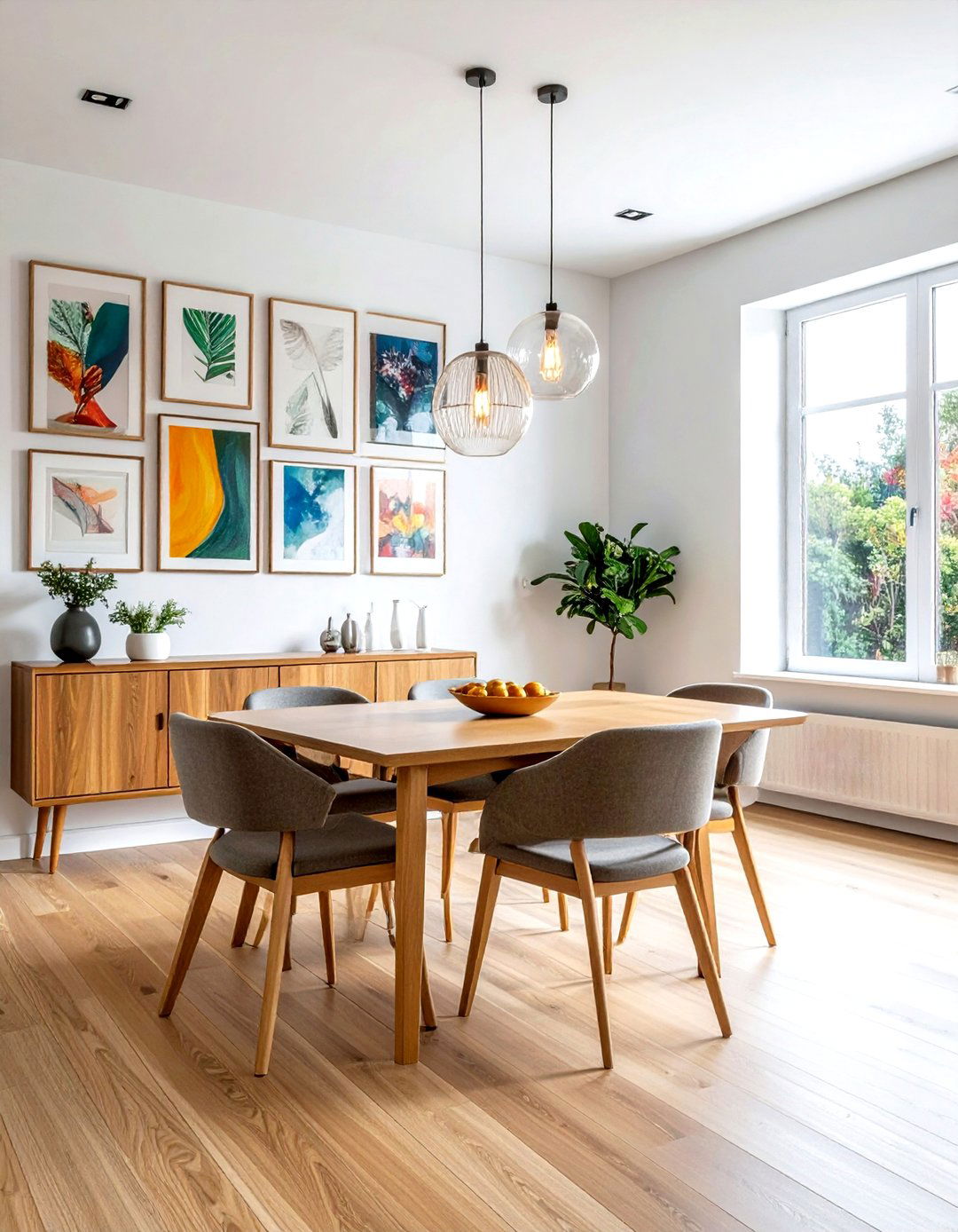 Dining Room Gallery Wall - 30 versatile dining room ideas