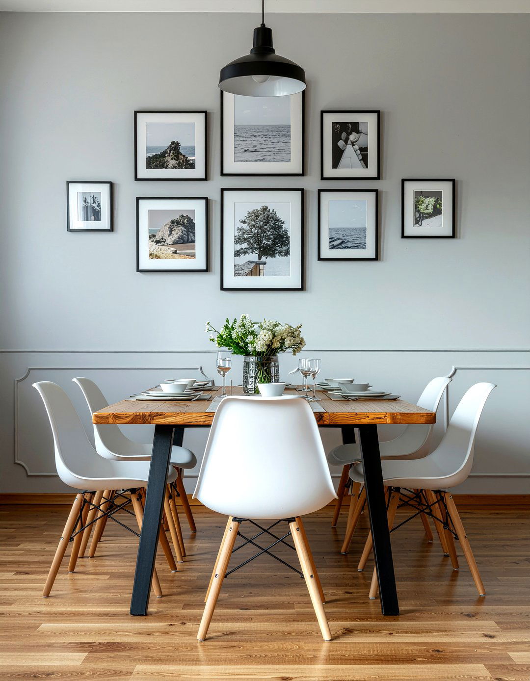 Dining Room Gallery Wall - 30 dining room on a budget ideas