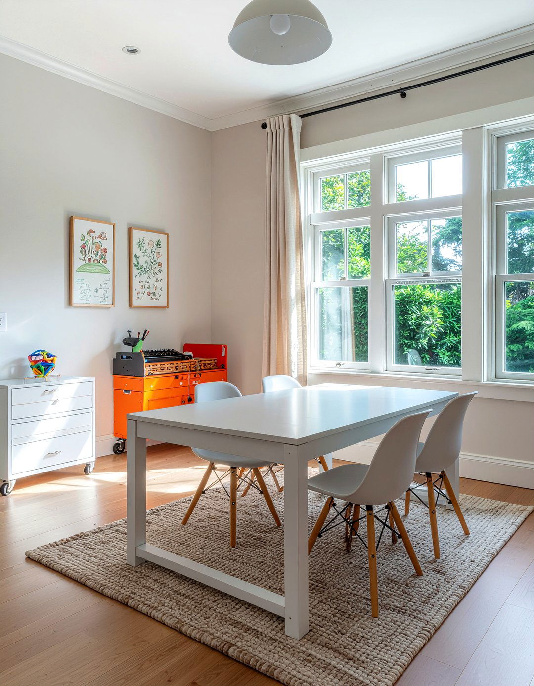 Dining Room Homework Station - 30 multi-purpose dining room ideas