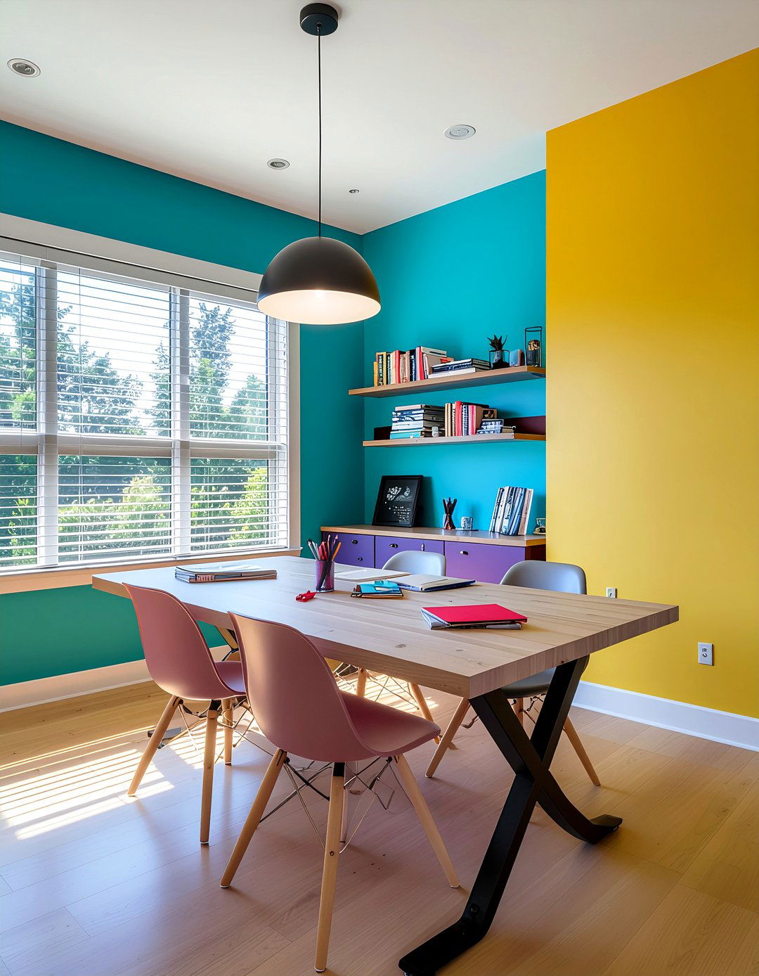 Dining Room Homework Station - 30 dual-purpose dining room ideas