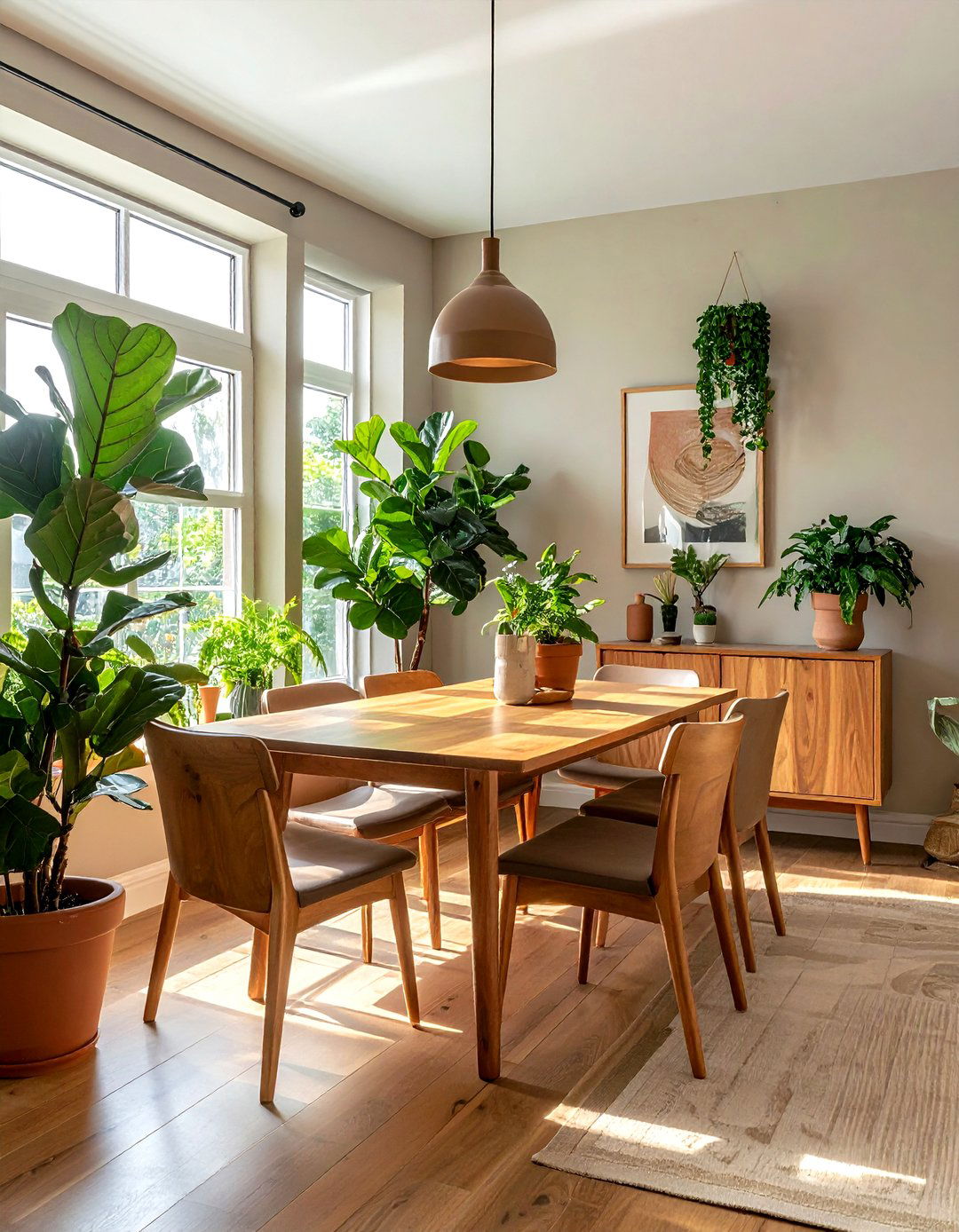 Dining Room House Plants - 30 quick dining room update ideas
