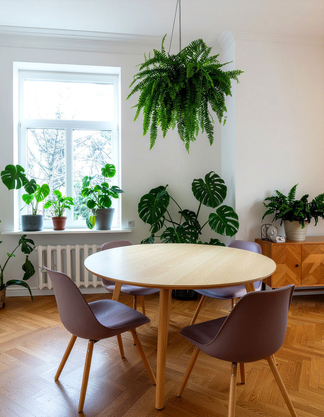 Dining Room Indoor Garden - 30 dual-purpose dining room ideas