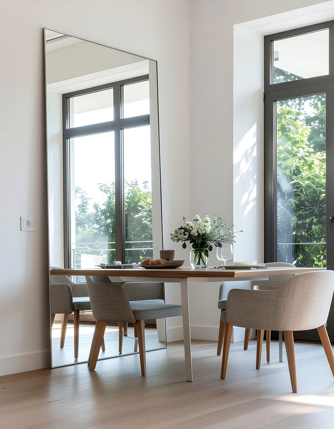 Dining Room Mirror - 30 dining room furniture layout ideas