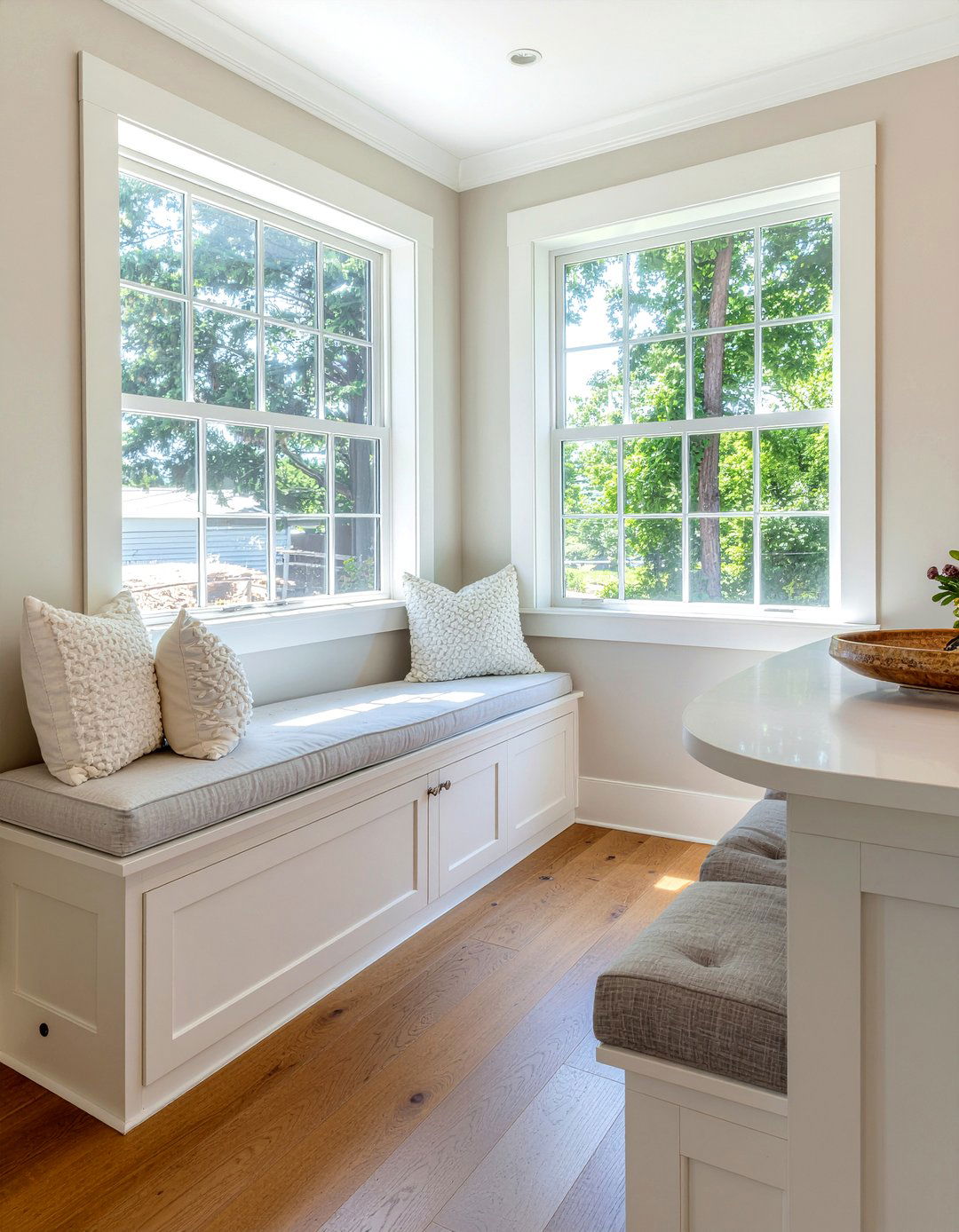 Dining Room Nook - 30 light dining room ideas