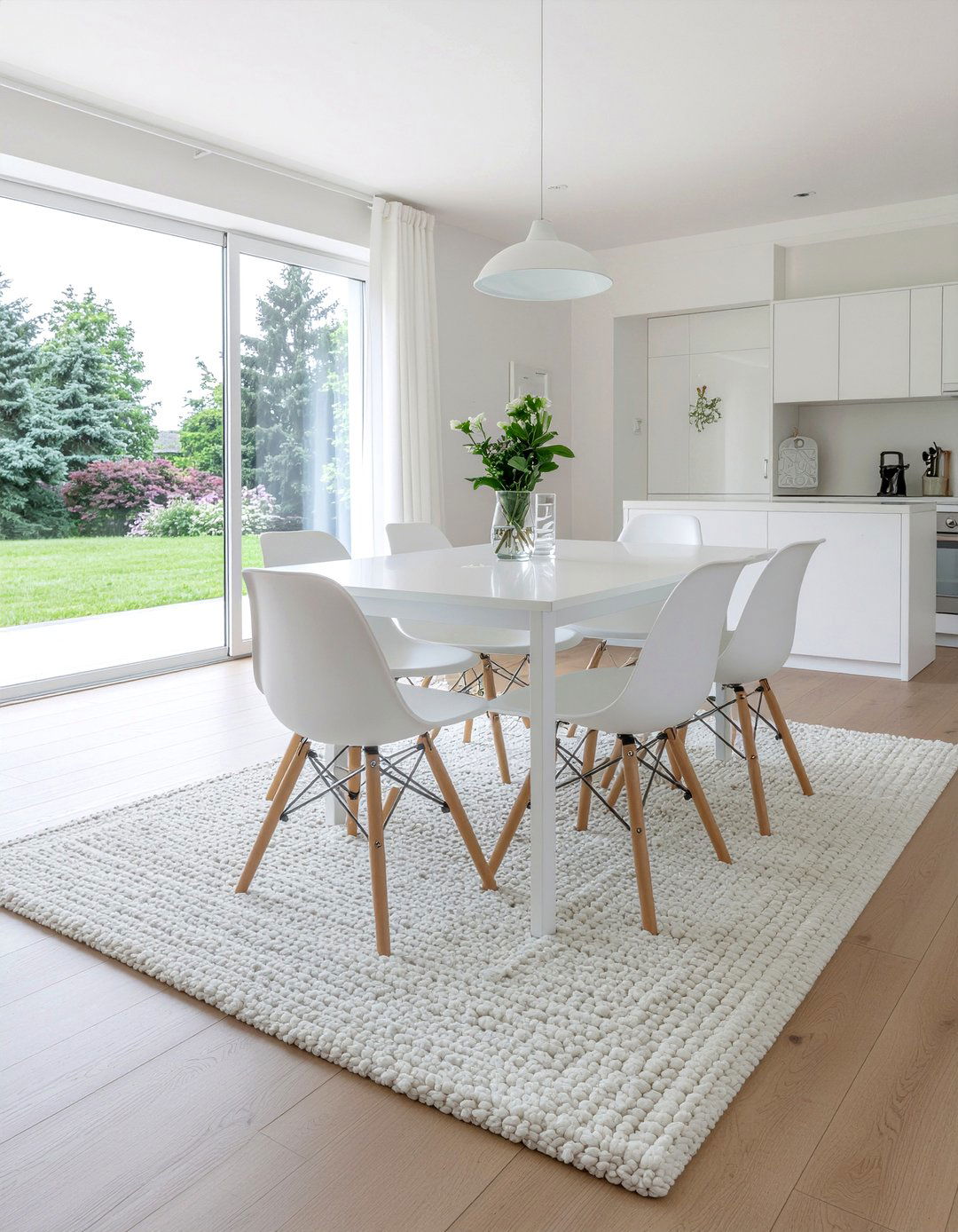 Dining Room Rug - 30 light dining room ideas